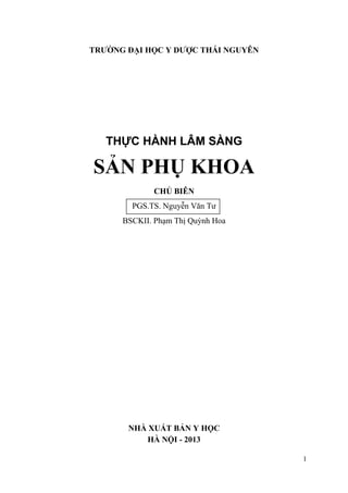 THỰC HÀNH LÂM SÀNG SẢN PHỤ KHOA | PDF